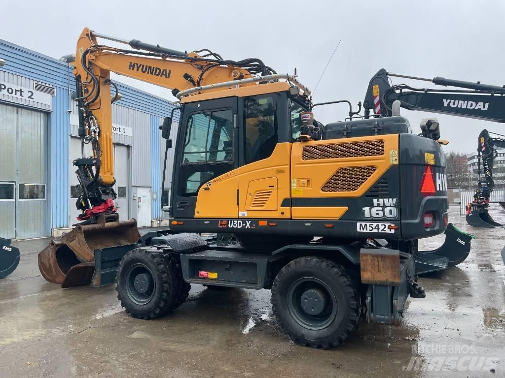 Hyundai HW160 Ratiniai ekskavatoriai