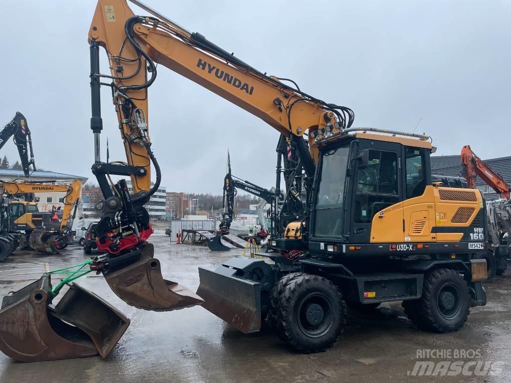 Hyundai HW160 Ratiniai ekskavatoriai