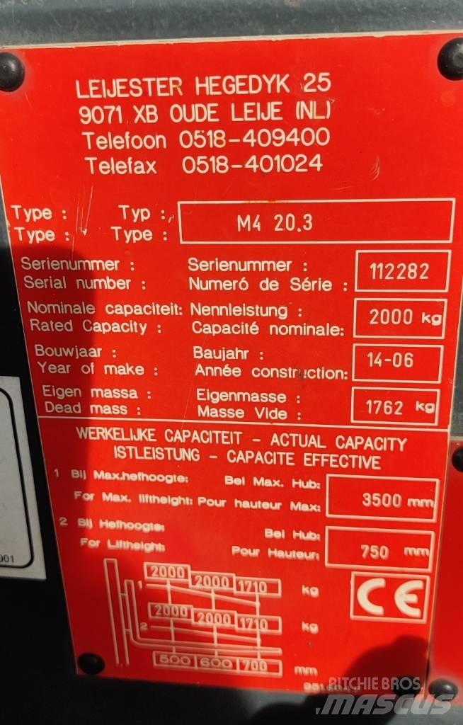 Moffett-kooi M4 Ant sunkvežimių montuojami šakiniai krautuvai