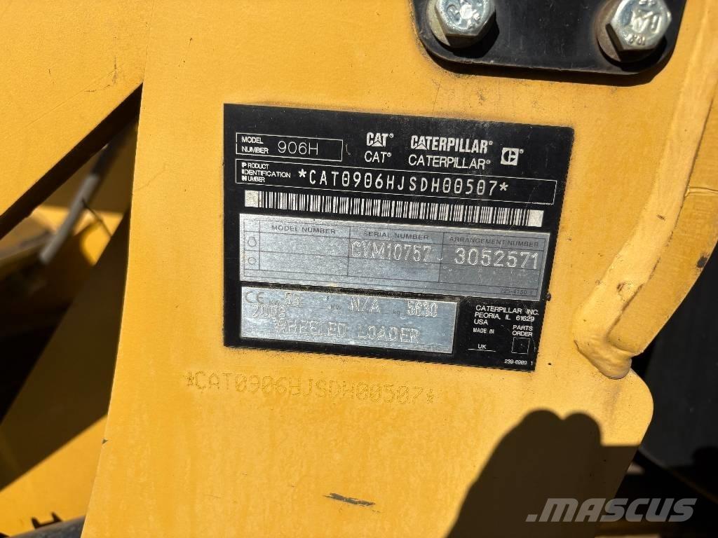 CAT 906 H Naudoti ratiniai krautuvai