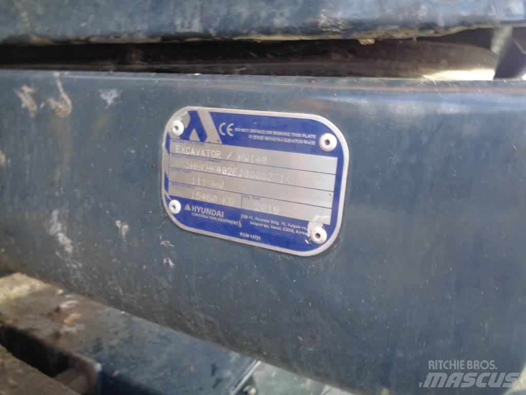 Hyundai HW 140 Ratiniai ekskavatoriai