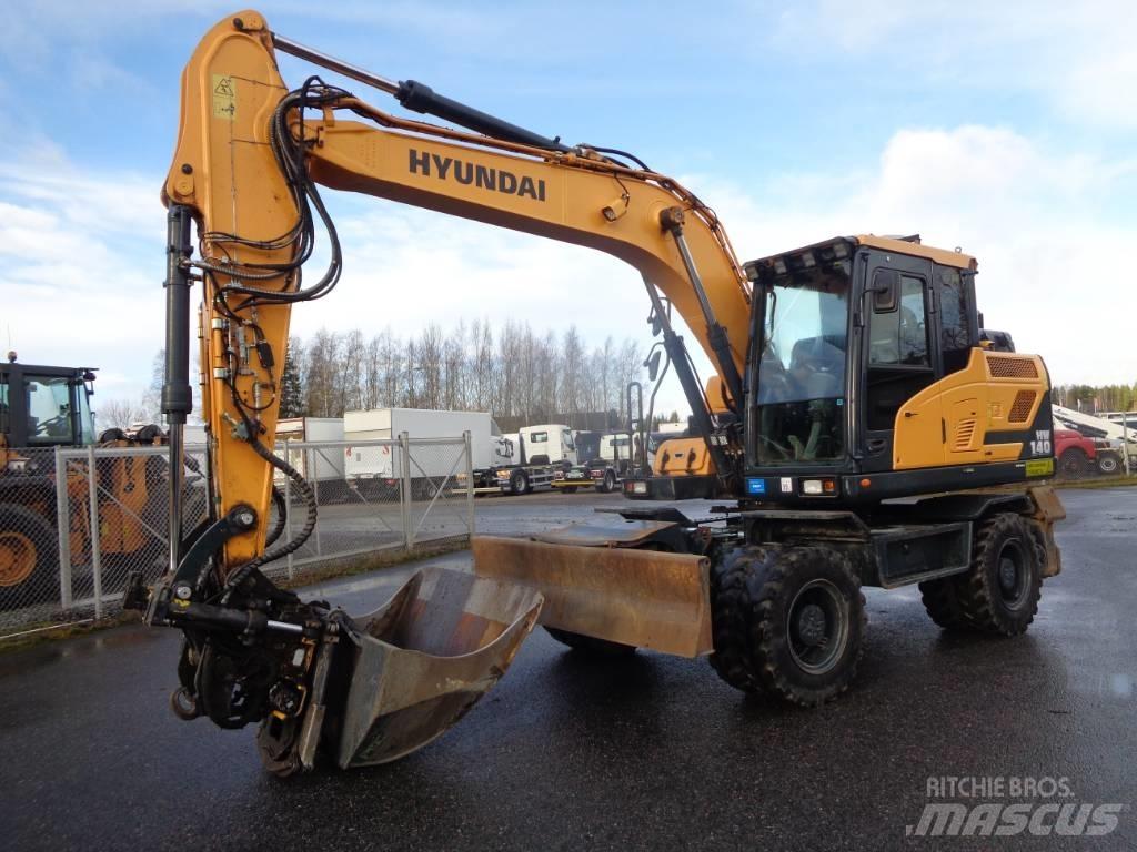 Hyundai HW 140 Ratiniai ekskavatoriai