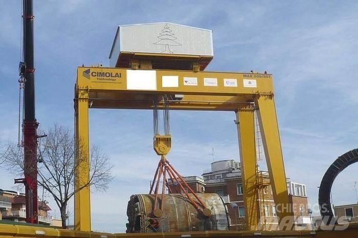  CIMOLAI RGC500Ton Pakabinami ir ožiniai kranai