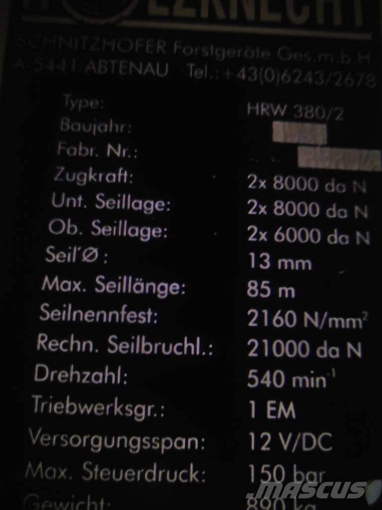  Holzknecht hrw 380/2 Miško technika - Kita
