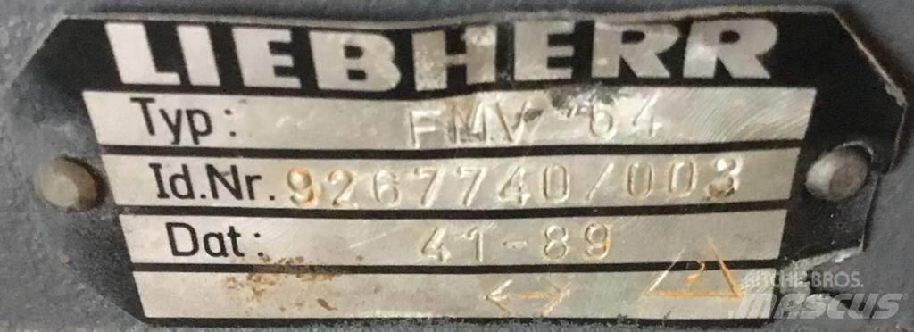 Liebherr FMV64 Hidraulikos įrenginiai