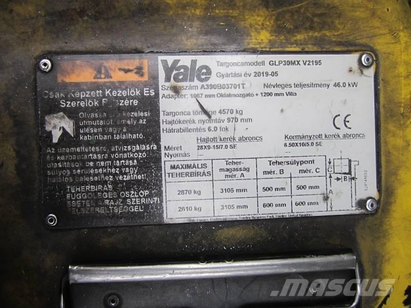 Yale GLP30MX LPG (dujiniai) krautuvai