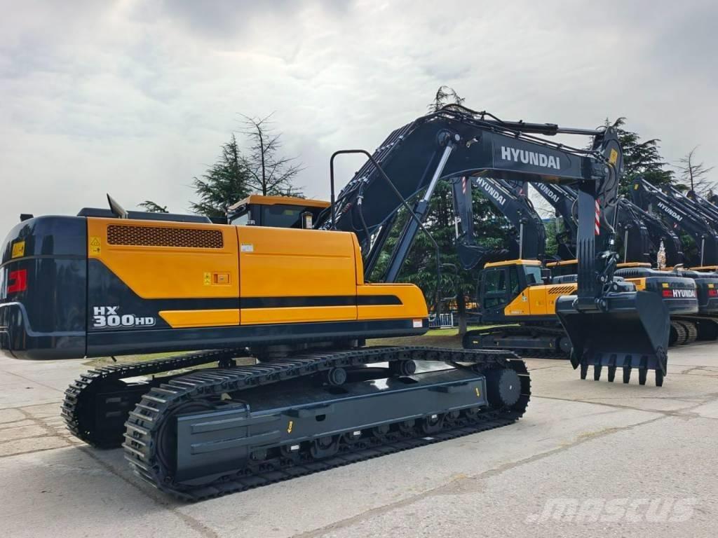 Hyundi HX300 Vikšriniai ekskavatoriai