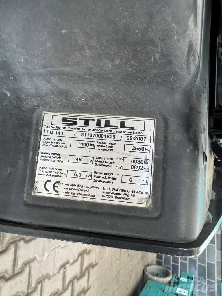 Still FM 14 l Šakiniai krautuvai su prailgintu keltuvu