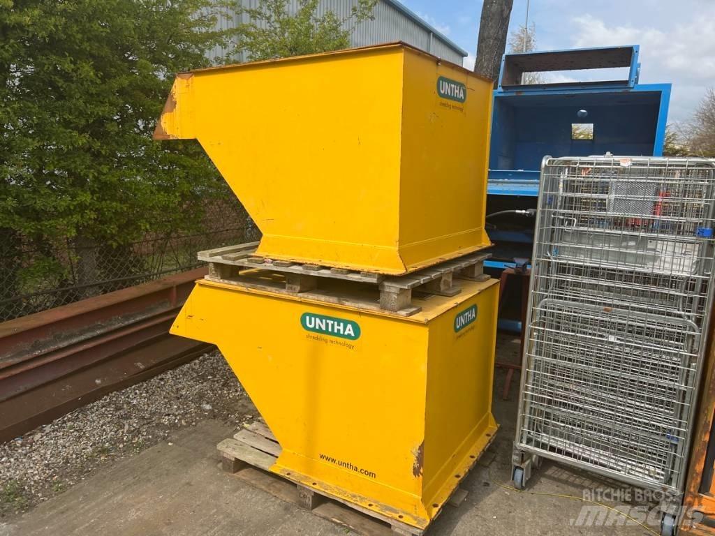 Untha RS50 Feed Hood Varikliai ir pavaros