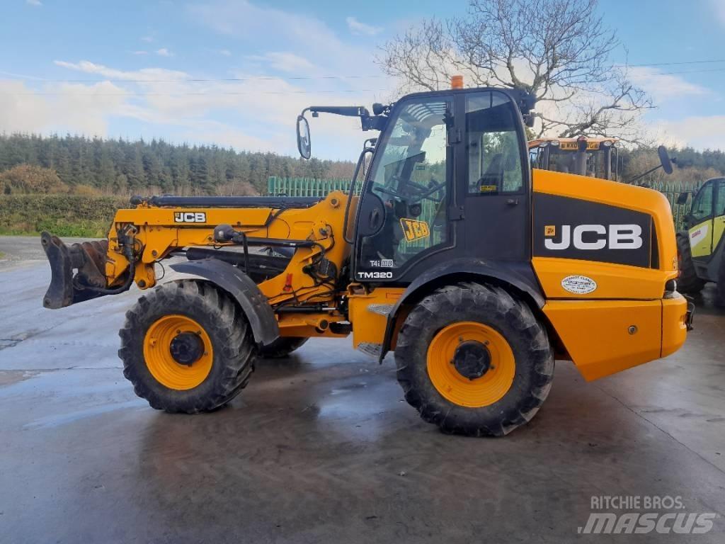 JCB TM 320 S Teleskopiniai krautuvai žemės ūkiui
