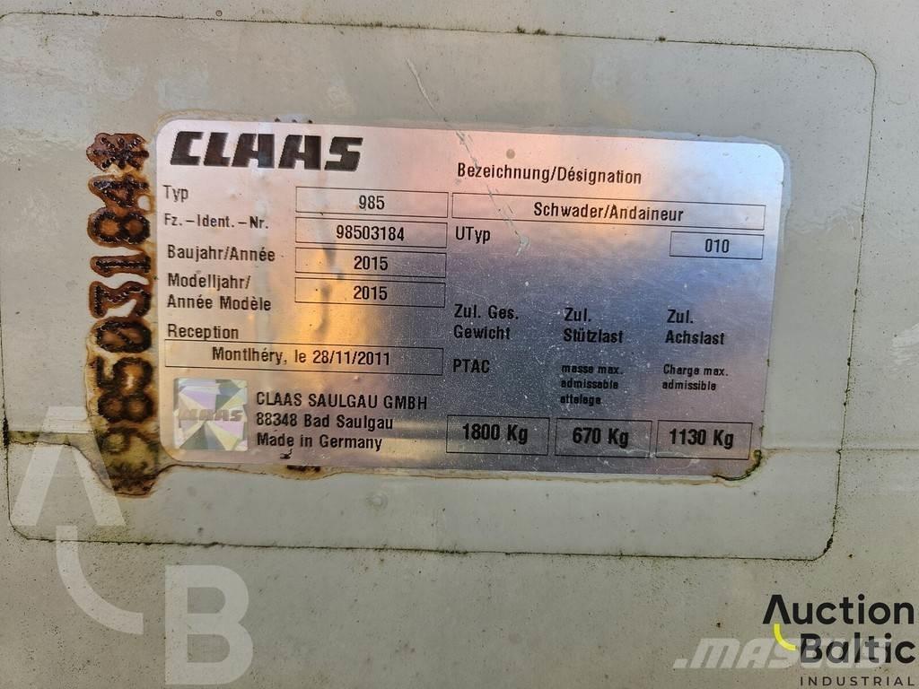 CLAAS Liner 2600 Kiti krovimo ir kasimo mechanizmai ir jų priedai