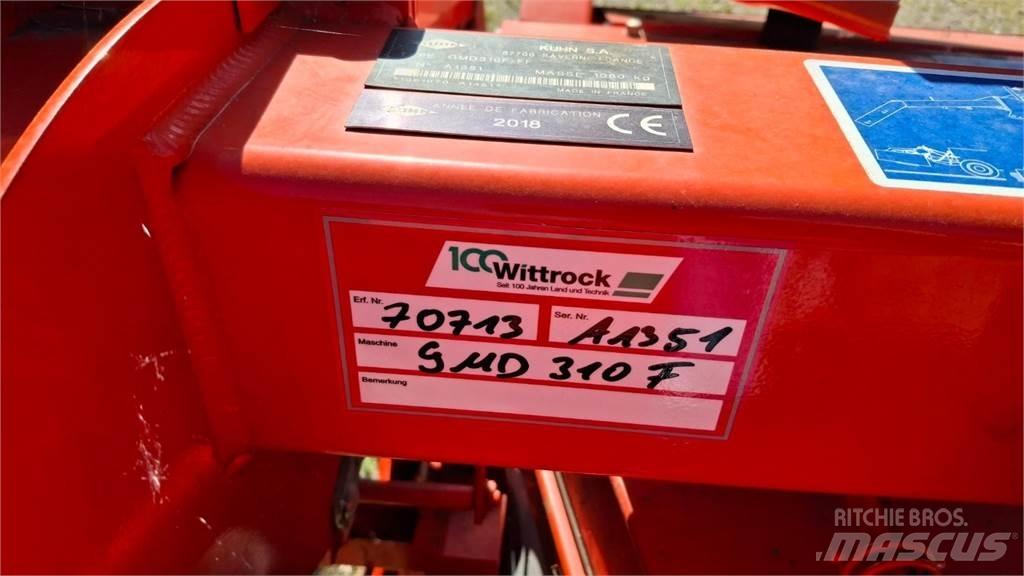 Kuhn GMD 310 F Formuojančios žoliapjovės