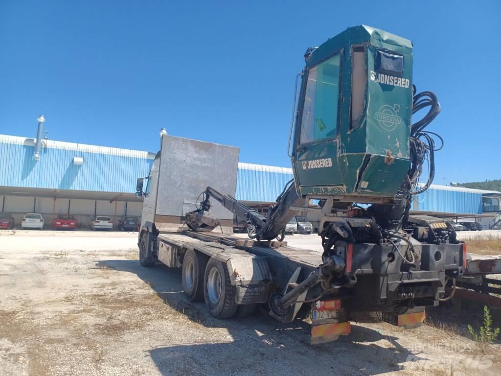 Volvo FH 540 6X4 Medienos kranai