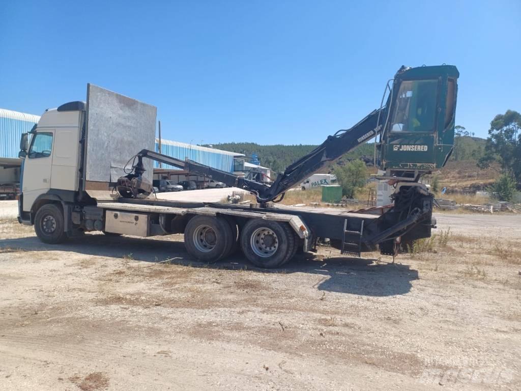 Volvo FH 540 6X4 Medienos kranai
