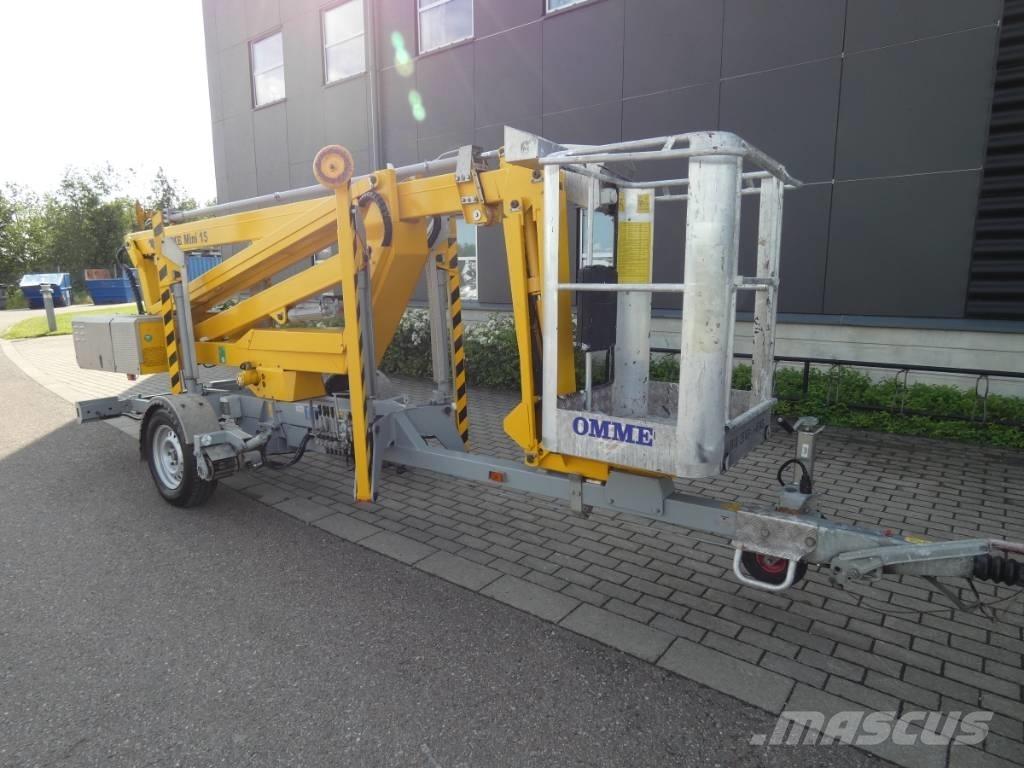 Omme Mini 15 EXBJ Ant priekabų montuojamos kėlimo platformos