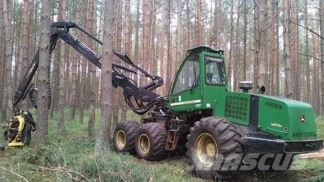 John Deere 1470D Miško technika (Harvesteriai)