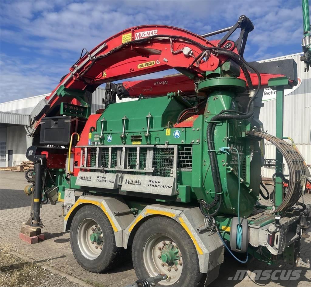 Mus-Max WT 11 Z Medienos smulkintuvai