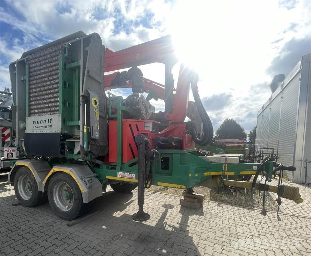 Mus-Max WT 11 Z Medienos smulkintuvai