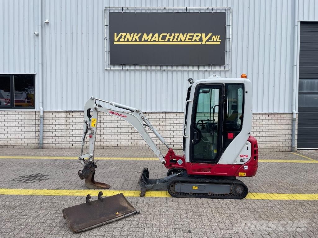 Takeuchi TB 216 Mini ekskavatoriai < 7 t
