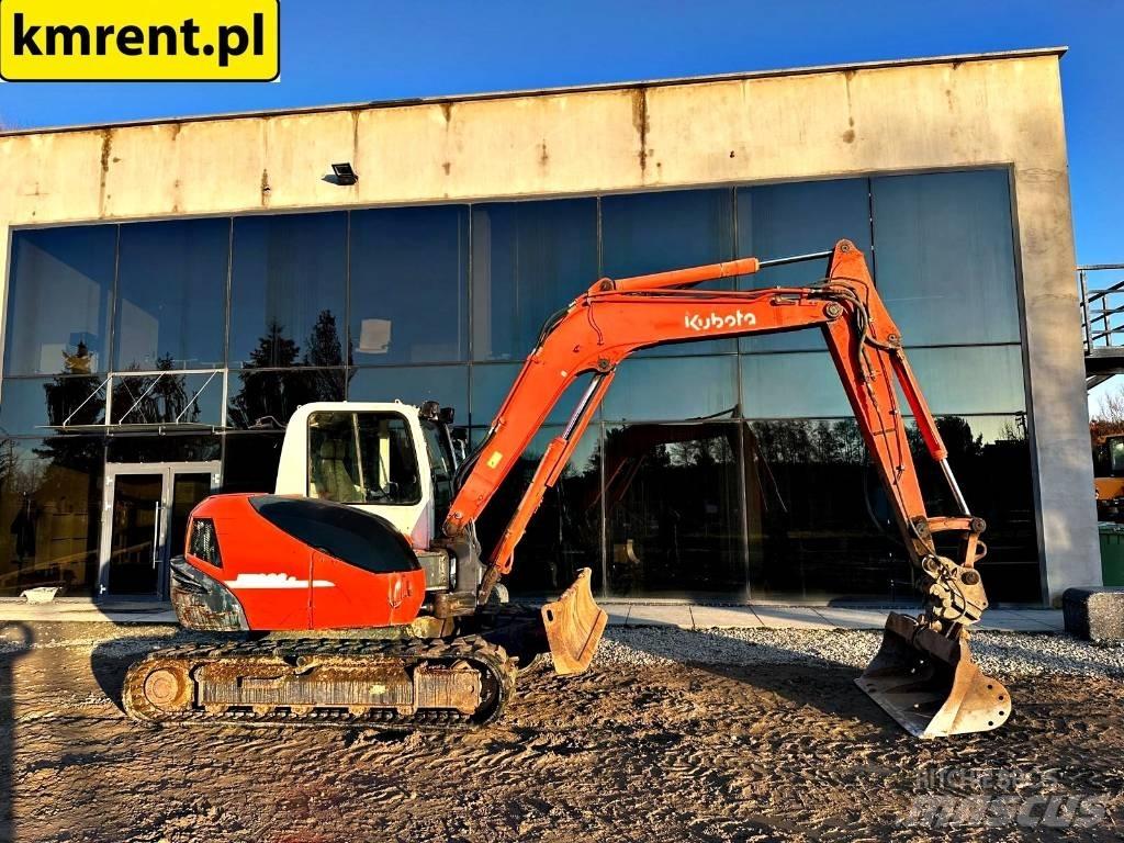Kubota KX 080-3 Vidutinės galios ekskavatoriai 7-12 t