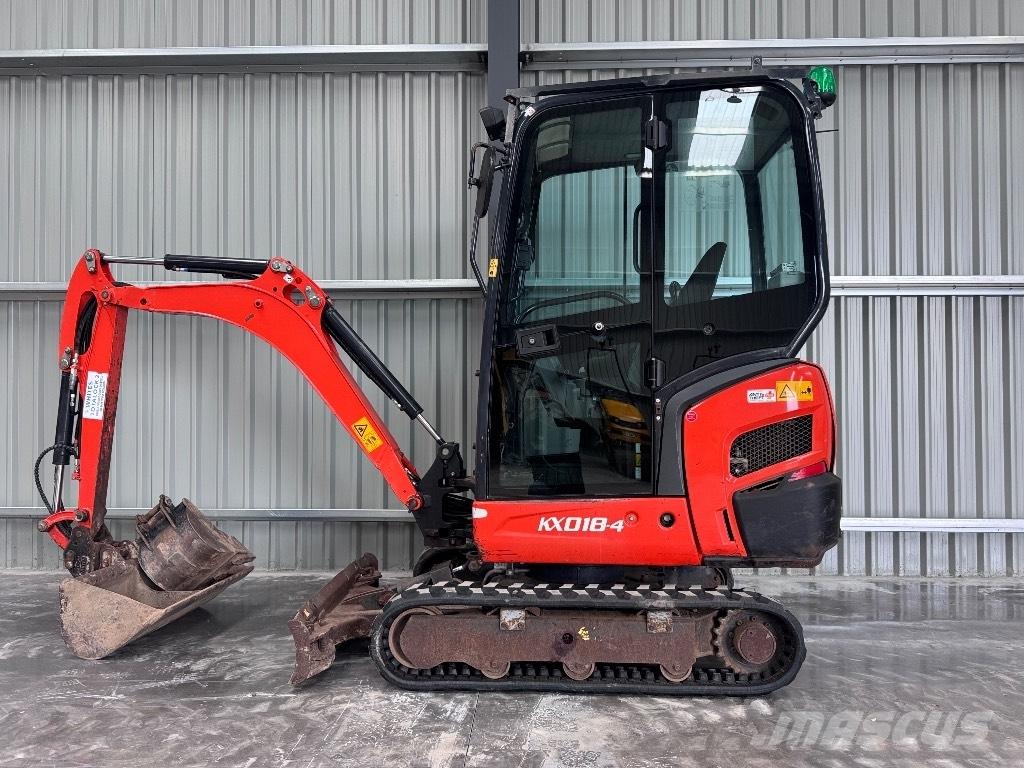 Kubota KX 018-4 Mini ekskavatoriai < 7 t