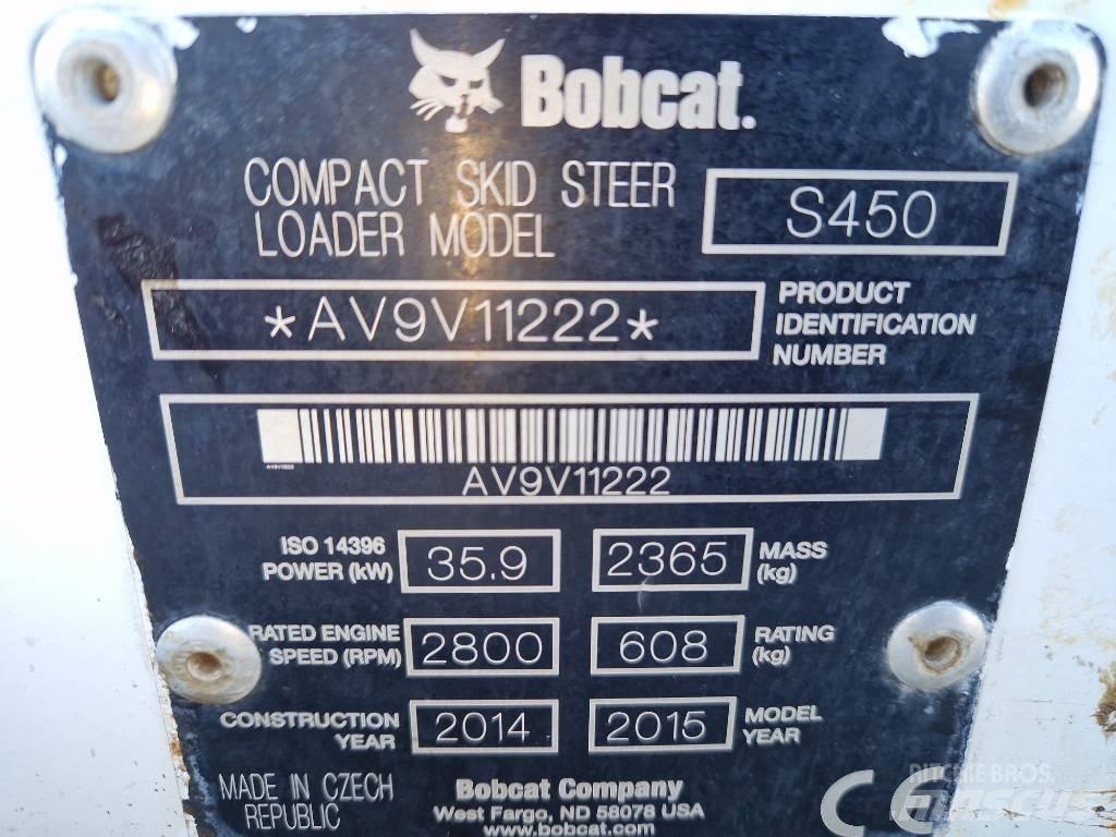 Bobcat S 450 Krautuvai su šoniniu pasukimu