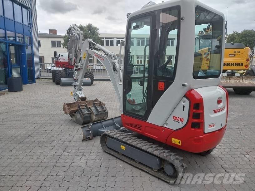 Takeuchi TB 216 A Mini ekskavatoriai < 7 t