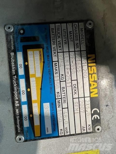 Nissan G1N1L20Q Elektriniai šakiniai krautuvai