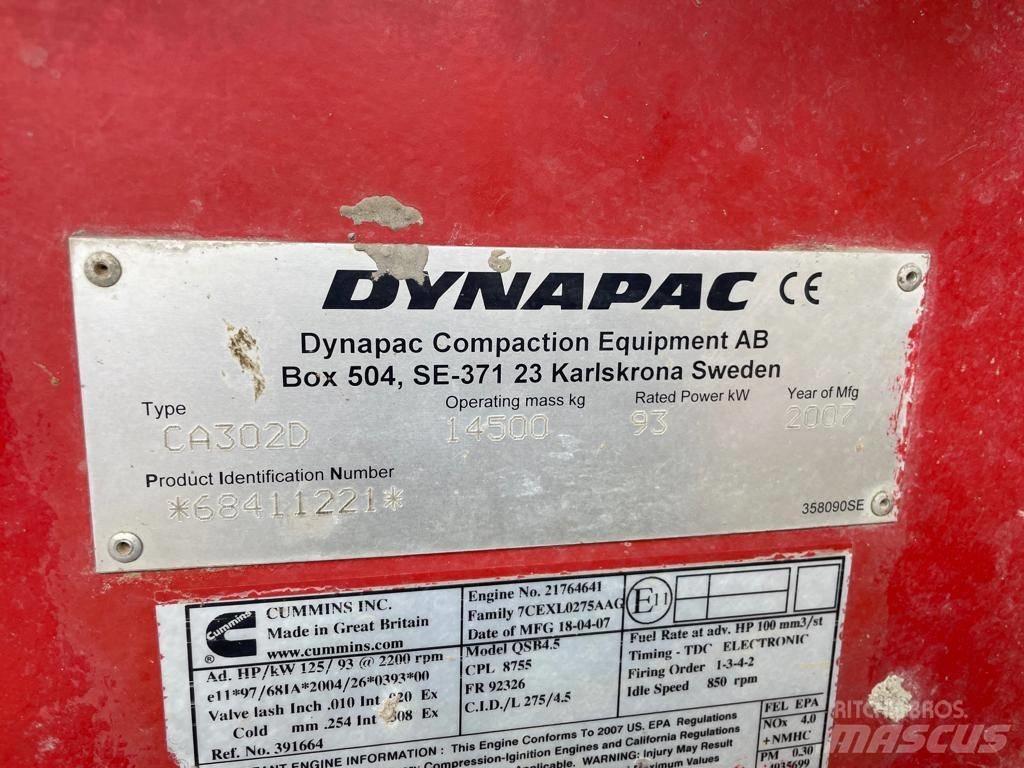 Dynapac CA 302 D Vieno būgno volai
