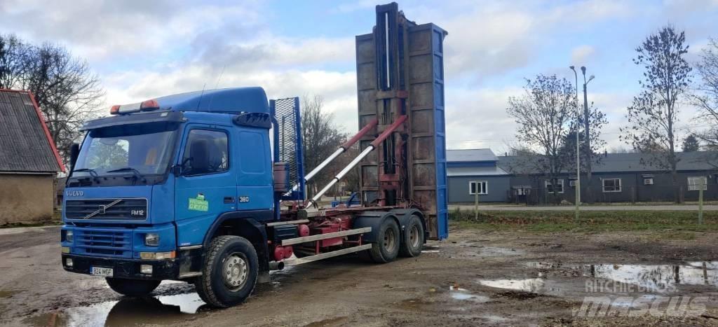 Volvo FM12 Sunkvežimiai su keliamuoju kabliu