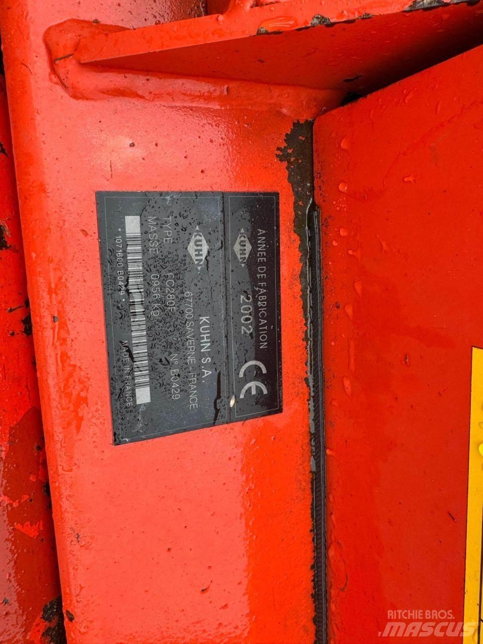 Kuhn FC280F Šienapjovės