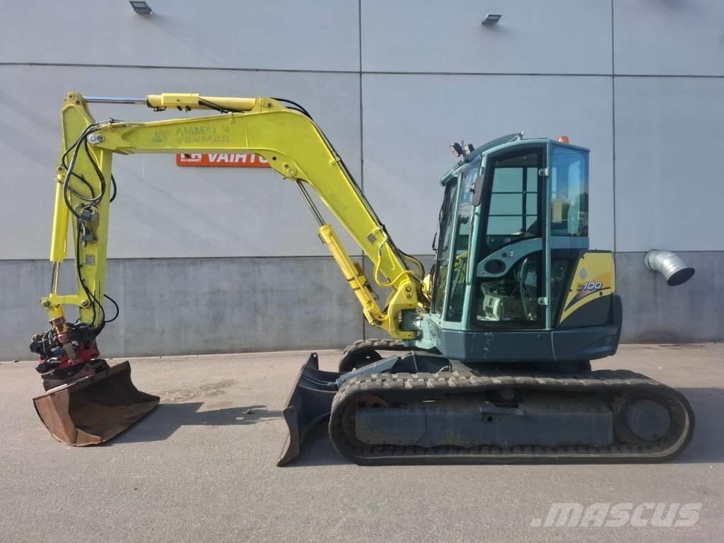 Yanmar SV 100 Vidutinės galios ekskavatoriai 7-12 t