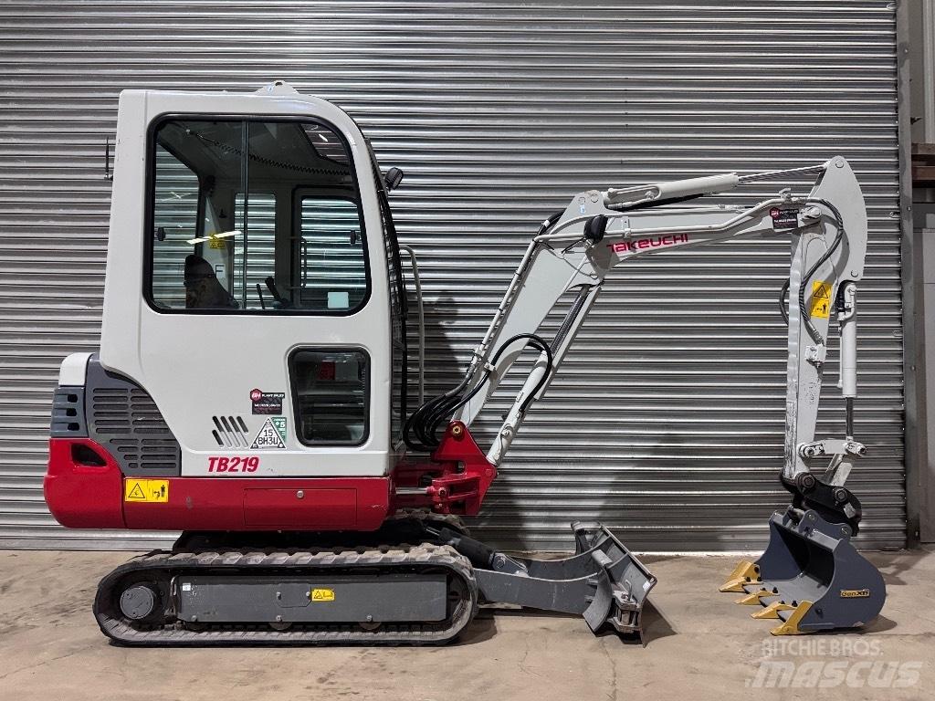 Takeuchi TB 219 Mini ekskavatoriai < 7 t