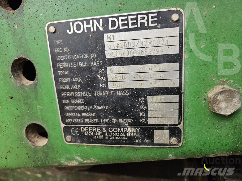 John Deere 6430 Traktoriai