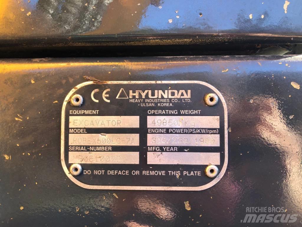 Hyundai R500LC-7A Vikšriniai ekskavatoriai