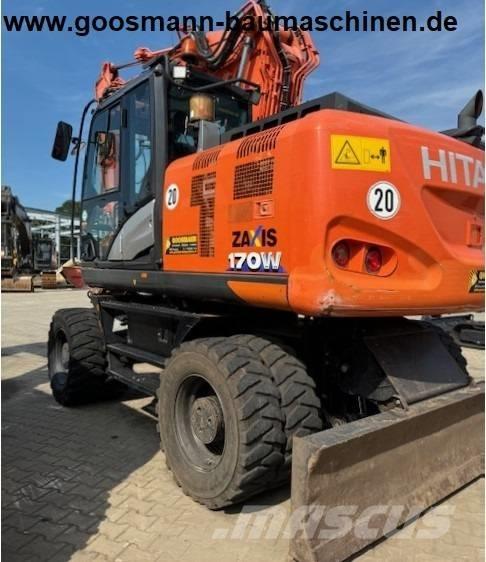 Hitachi ZX 170 W-6 Ratiniai ekskavatoriai