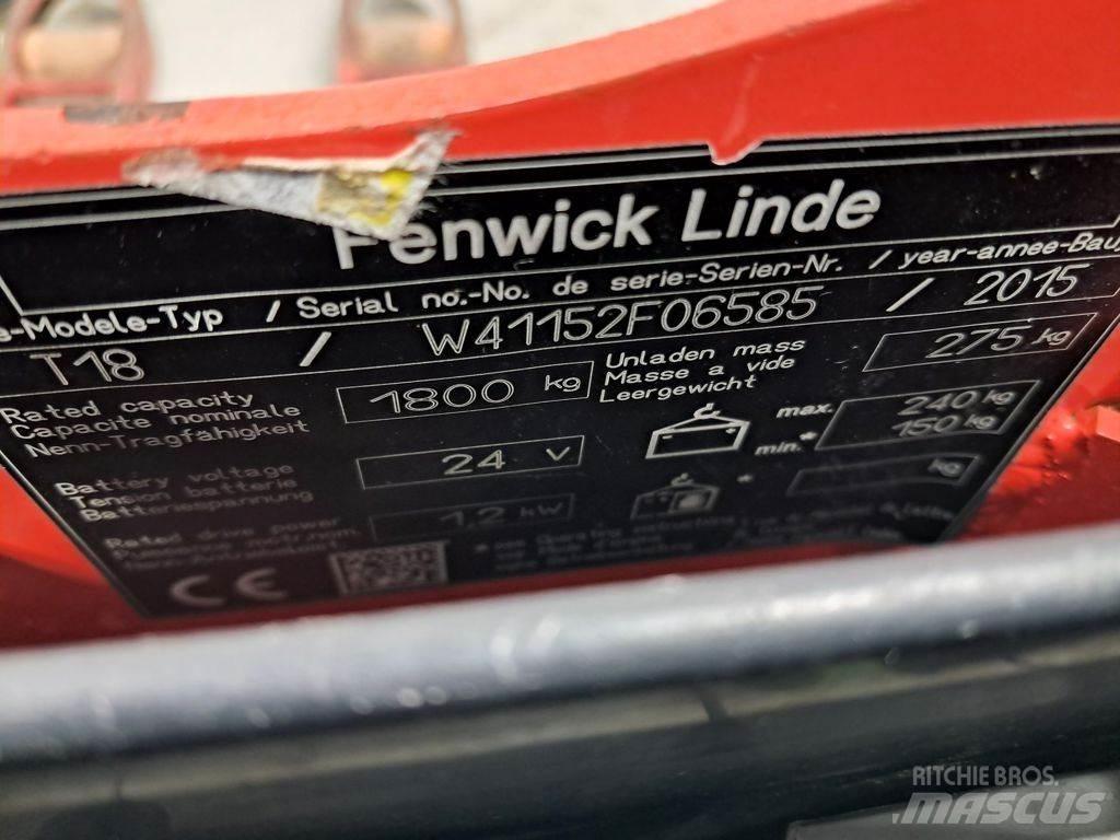 Linde T18 Mažų aukščių keltuvai