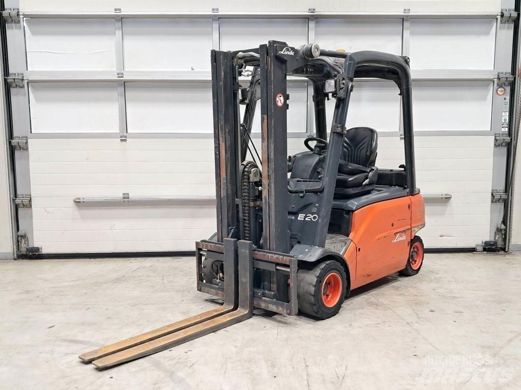 Linde E20PL-01 Elektriniai šakiniai krautuvai