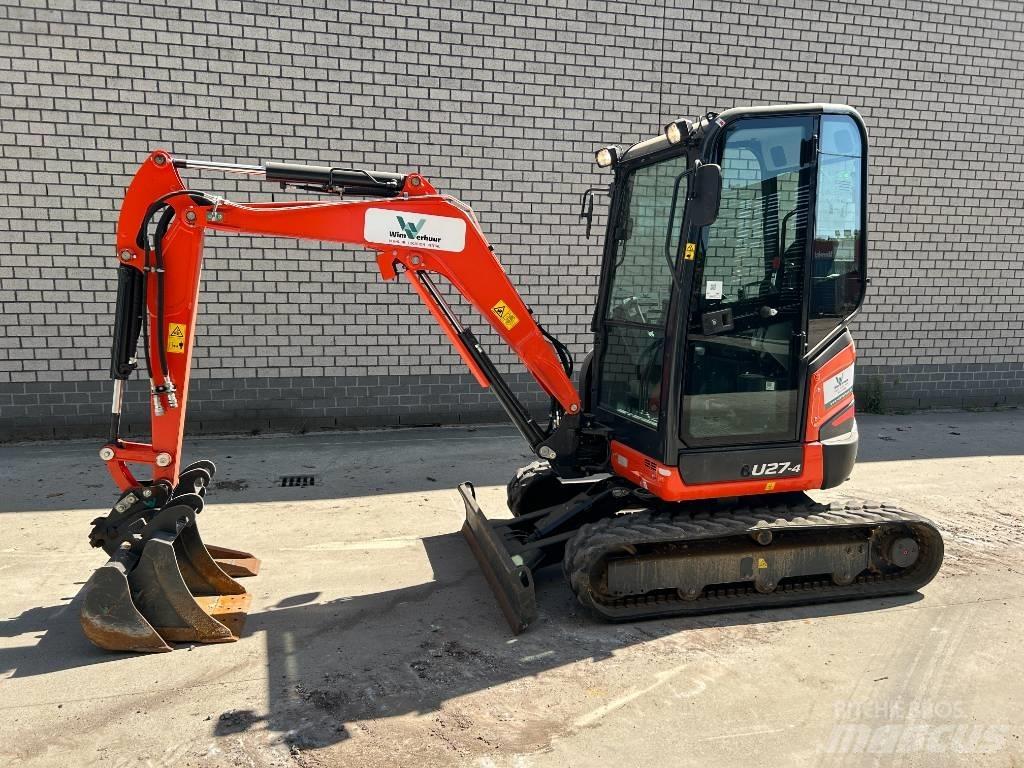 Kubota U 27-4 Mini ekskavatoriai < 7 t