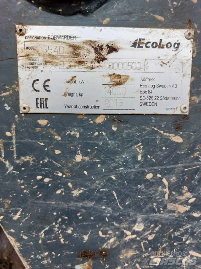 Eco Log 554D Naudoti miškovežiai (Forvarderiai)
