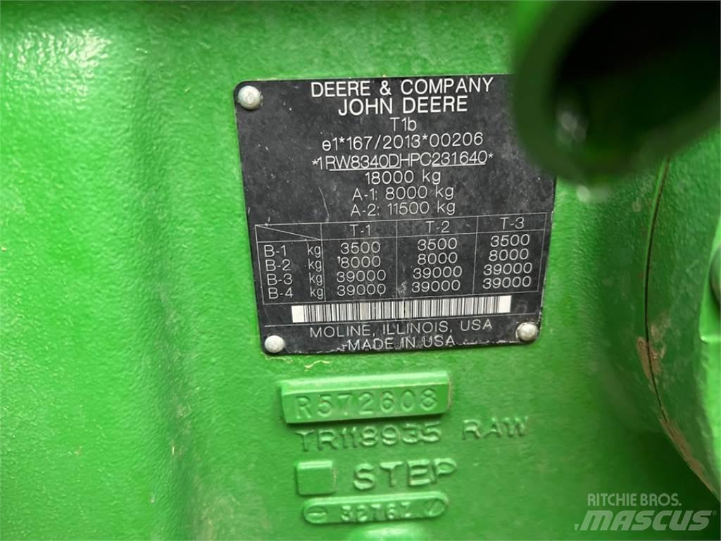 John Deere 8R340 Traktoriai