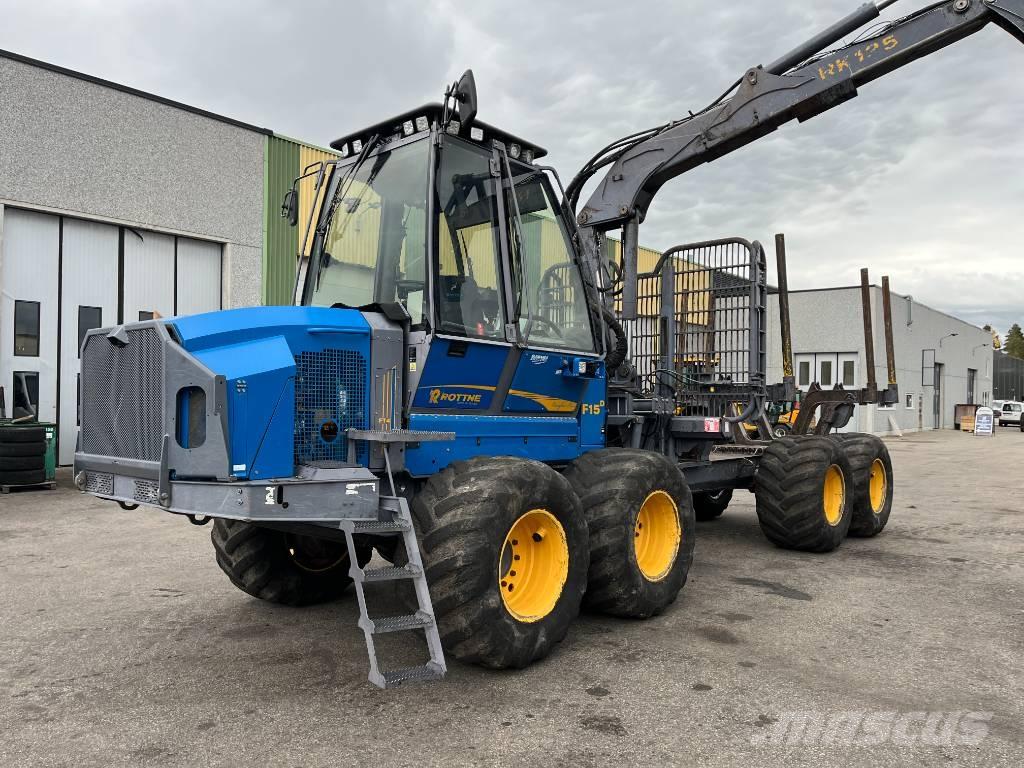 Rottne F15D Naudoti miškovežiai (Forvarderiai)