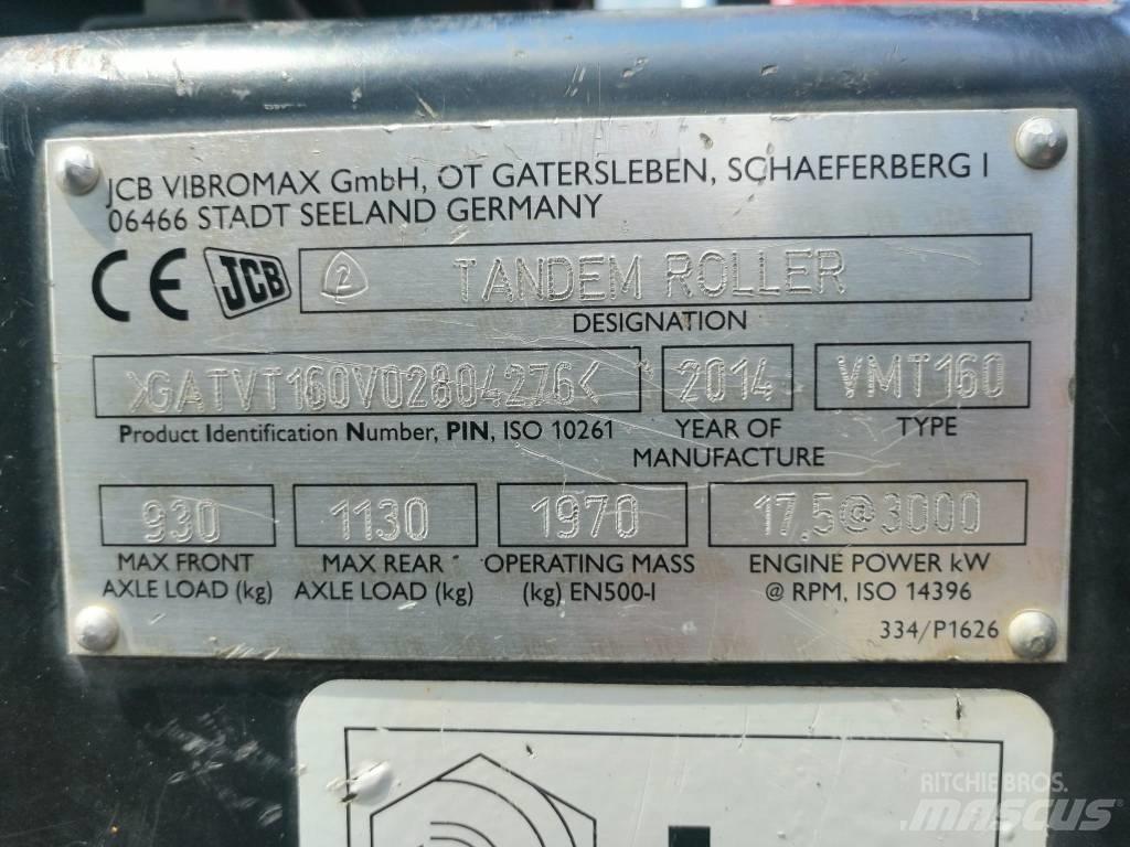JCB Vibromax vmt 160 Porinių būgnų volai