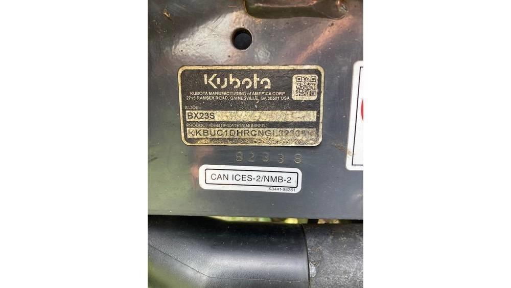 Kubota BX23s Traktoriai