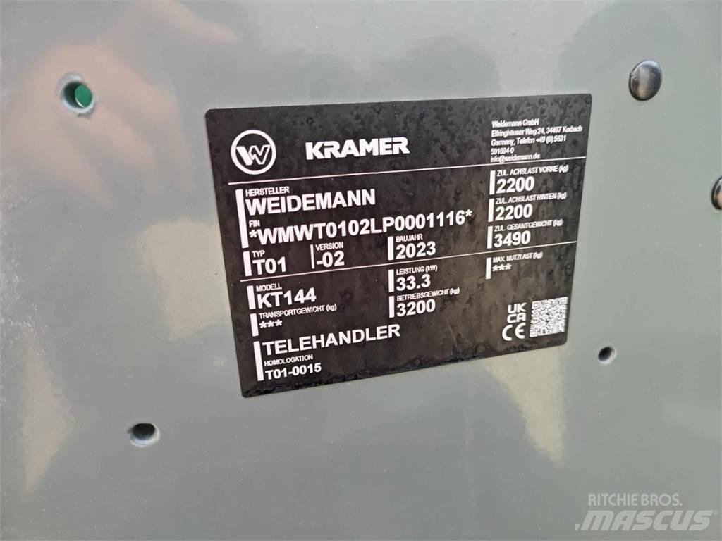 Kramer KT144 Teleskopiniai krautuvai žemės ūkiui