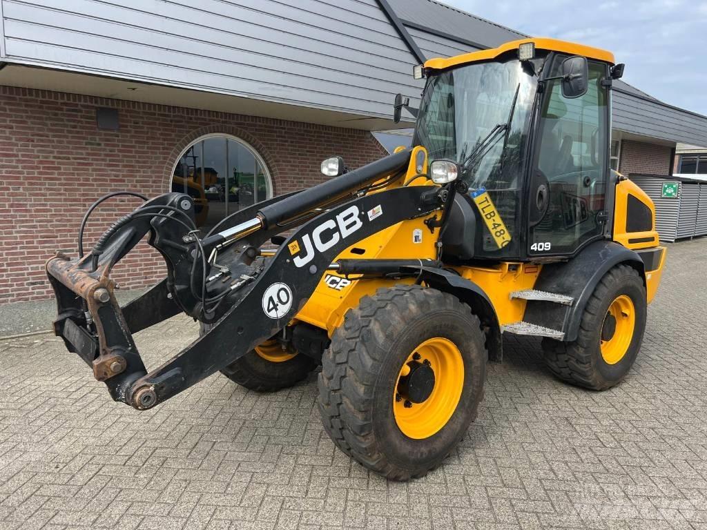 JCB 409 Agri shovel Naudoti ratiniai krautuvai
