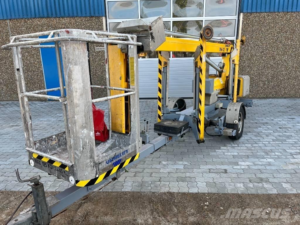 Omme Mini 12 EBJ Ant priekabų montuojamos kėlimo platformos