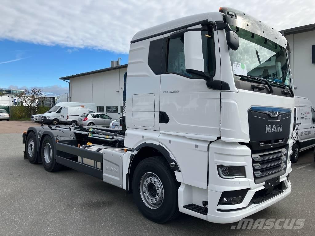 MAN TGX 26.520 Sunkvežimiai su keliamuoju kabliu