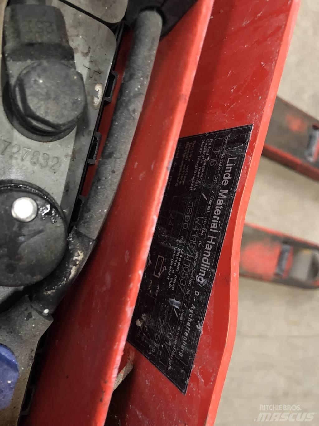 Linde T16 Mažų aukščių keltuvai