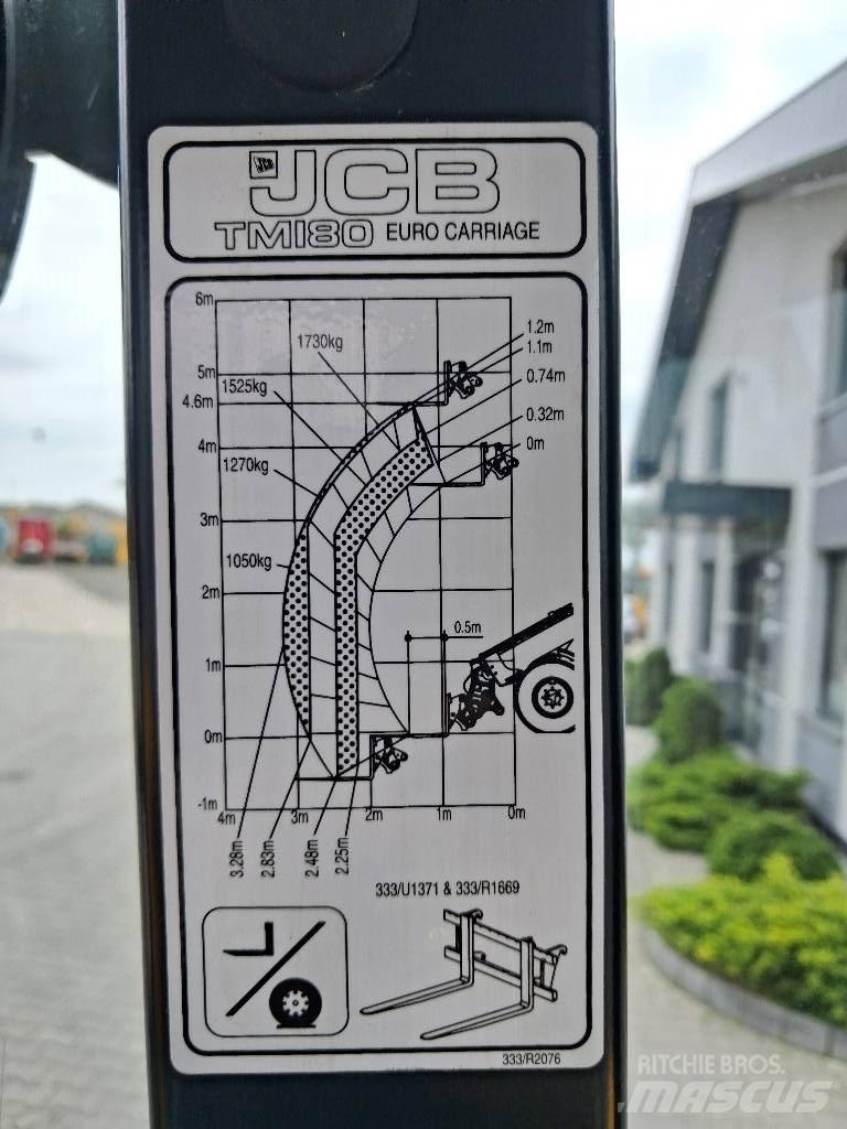 JCB TM 180 Teleskopiniai krautuvai žemės ūkiui